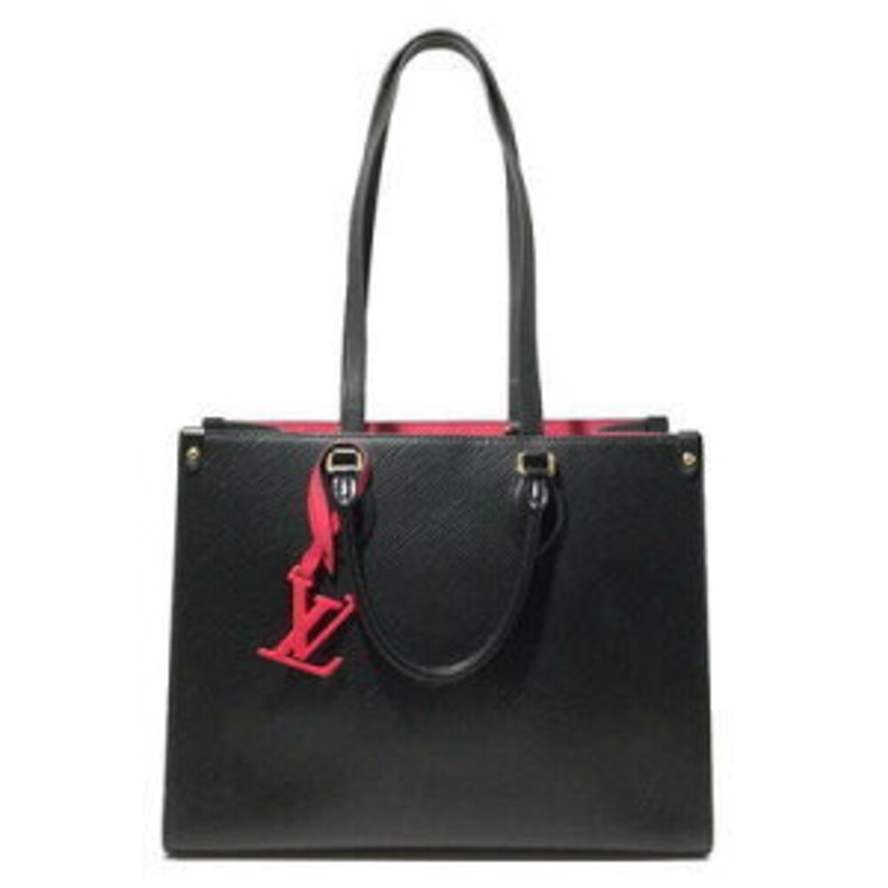 LOUIS VUITTON OnTheGo Bag Epi Leather Black Pink